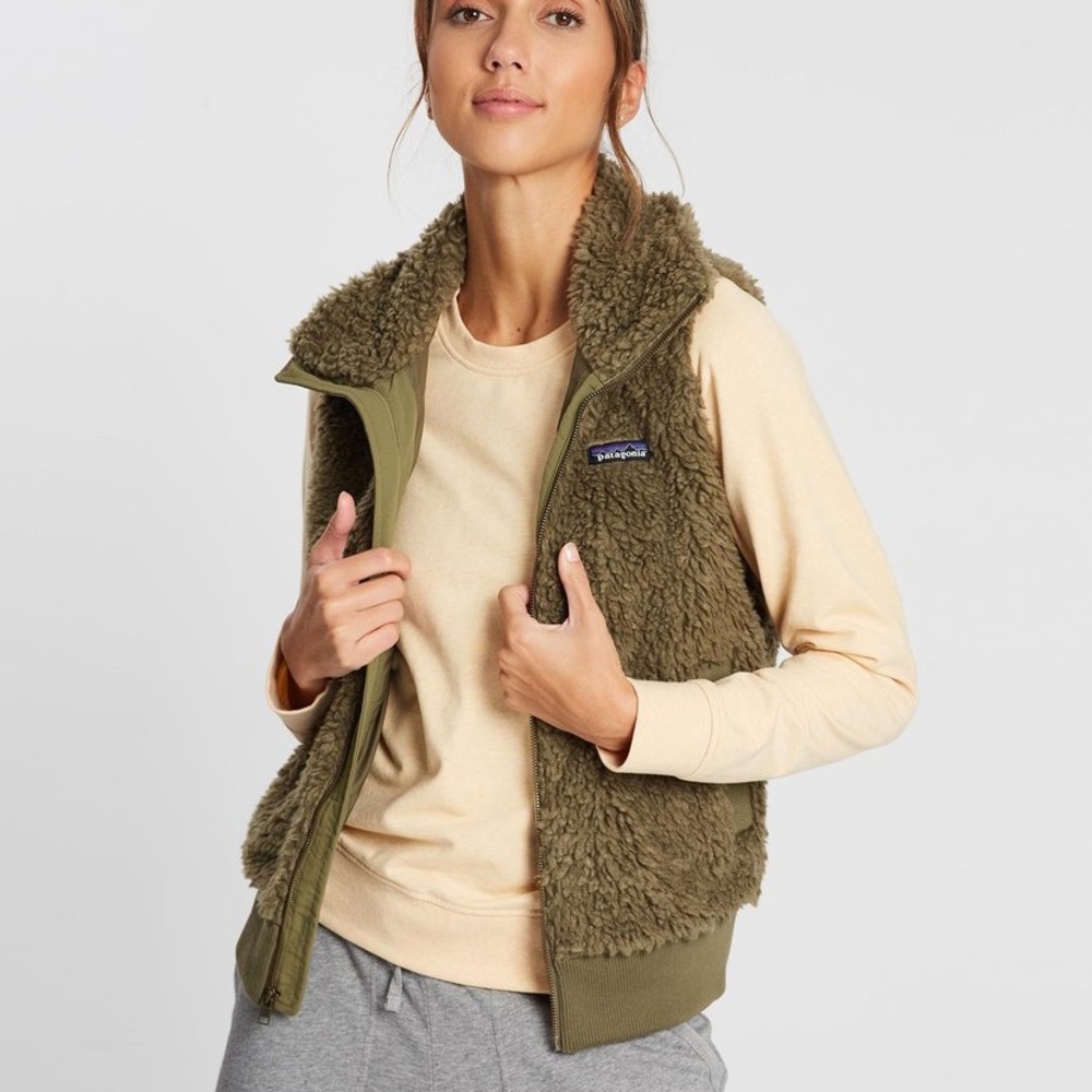 Patagonia Dusty Mesa Vest - Olive Green